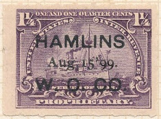 HAMLIN'S WIZARD OIL PRINTED CANCELS